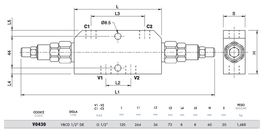 ThyssenKrupp Oil Draulic Controller I-2 7505AE2 main image 1